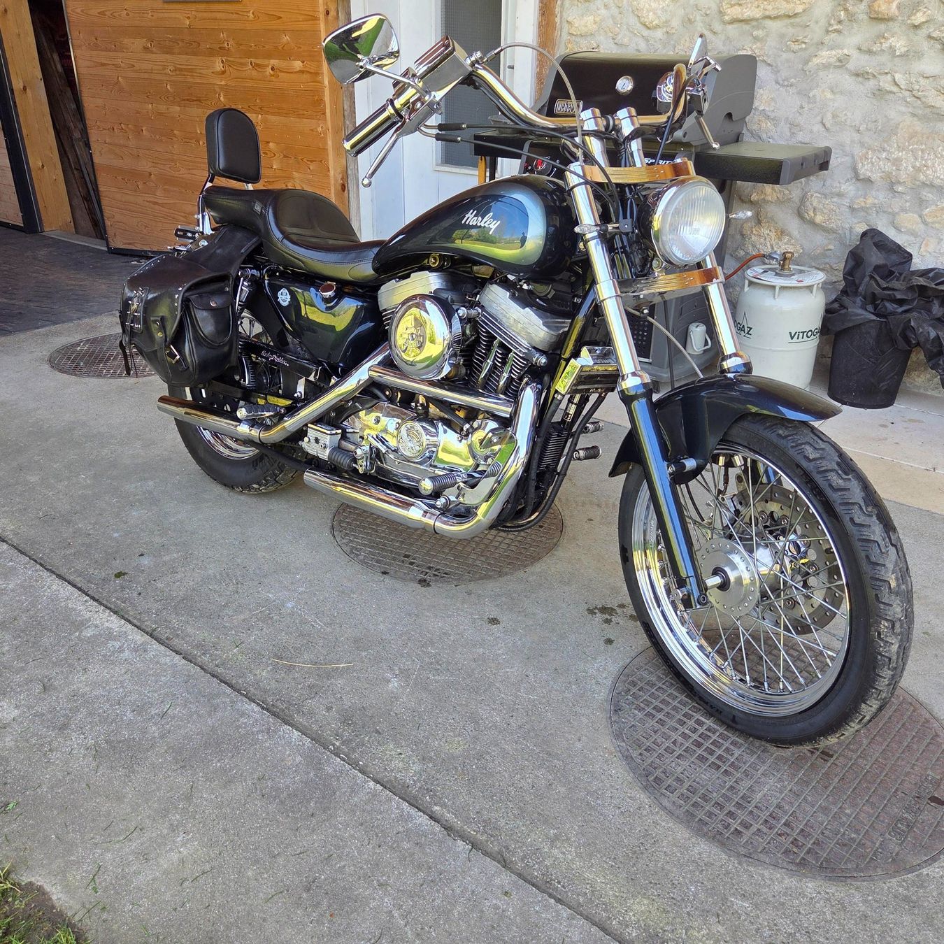 Harley-Davidson Chopper: Harley Davidson XLH 1200 – Gebraucht aus Matzendorf von roufu34 1