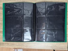 Album rangement pour cartes de collection Vert - 360 cartes