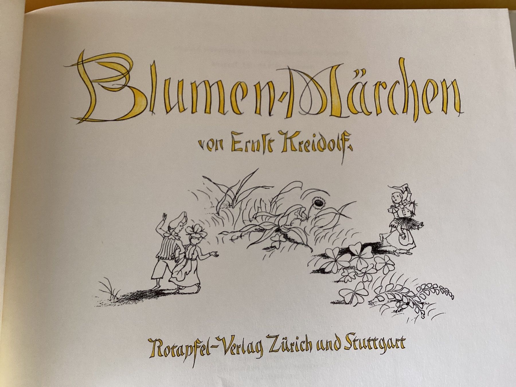 Libri: Ernst Kreidolf / Kinderbuch / Blumen-Märchen – Usato da Beinwil am See venduto da kae_gh7c 1