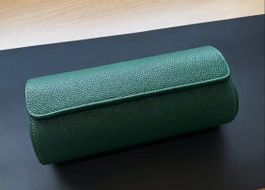 2x Embers Uhrenbox aus Leder Grüne - Boite à montres en cuir