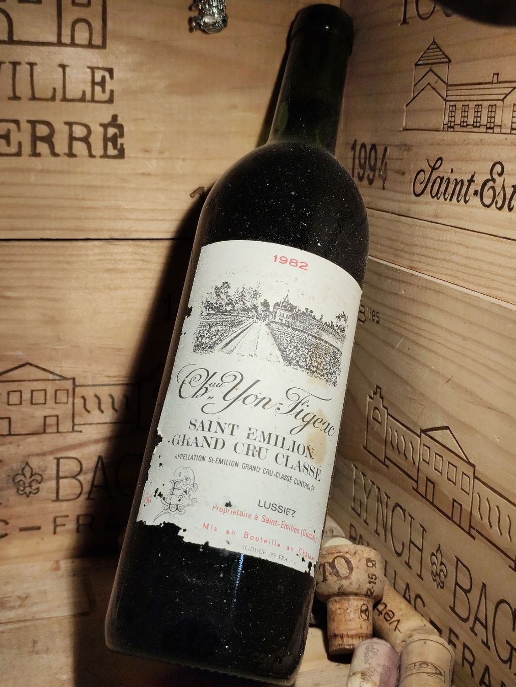 Vino: 1982 Saint-Emilion GCC Château Yon-Figeac – Nuovo (secondo la descrizione) da Büsserach venduto da Vintage-vins 5