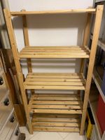 Holzgestell, Lagergestell, 7 Stück