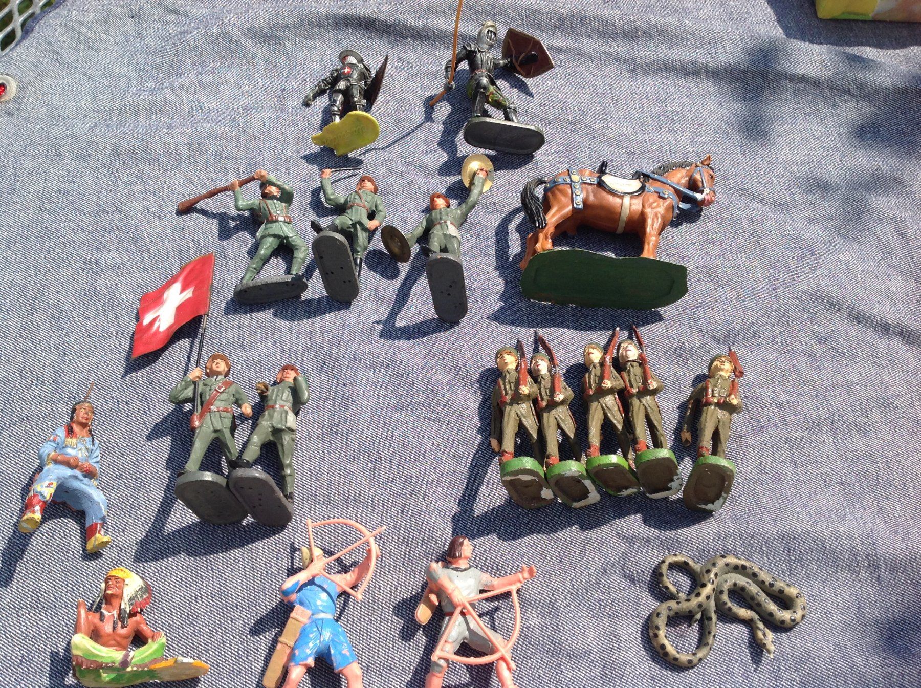 Elastolin Spielzeuge: Elastolin - Schweizer Militär / indian – Gebraucht aus Vuiteboeuf von broticaire 1