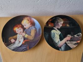 Langenthal Sammelteller nach Gemälden von Albert Anker 1990