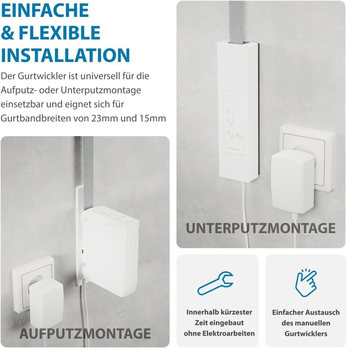 Tende da sole: Smart Gurtwickler Matter Rollladen Alexa – Nuovo e nell'imballaggio originale da Suhr venduto da SchnapperCH 3