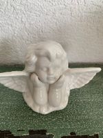 Engel Keramik glasiert 9 cm hoch