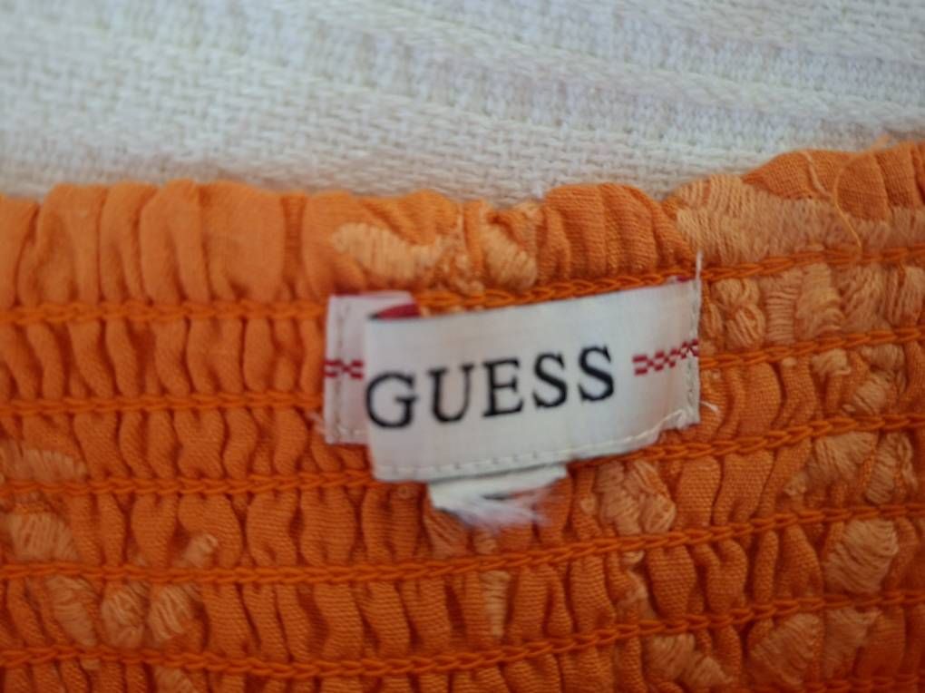 Chemisiers: Guess Off-Shoulder Bluse/Top in Orange – D'occasion à Affoltern am Albis par Feather 1