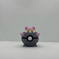 Mega Slowbro – 3D Gedruckter Pokéball Clicker