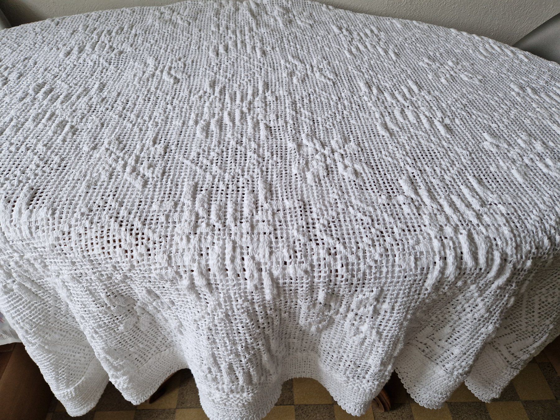 Biancheria da letto: Bettdecke Baumwolle 225x205cm, Vintage – Usato da Bern venduto da Antikbatik