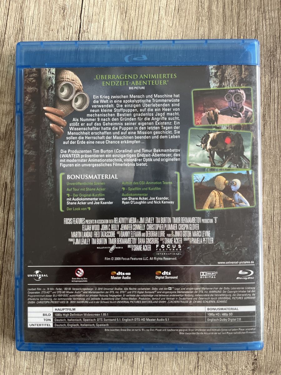 Tutti i DVDs: #9 - Blu-ray – Usato da Frutigen venduto da abr_w5b2 2