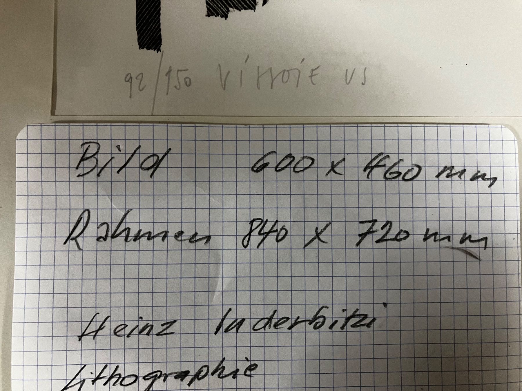 Grafiken & Lithographien: Bild – Gebraucht aus Zürich von Ideal0 1