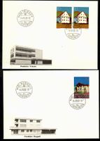 1980, FL Letzttag-Stempel für 13 Poststellen, im Folder