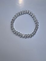 1 Stein-Armband aus Bergkristall, 20cm x 6mm