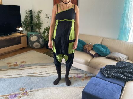 Géniale combi Overall jumpsuit sarouel, t. S/M, 100% coton