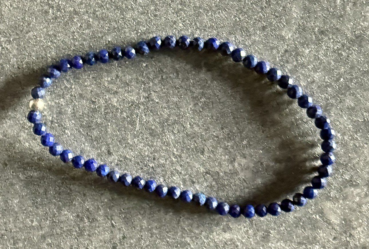 Bracciali & Braccialetti: Lapislazuli Edelstein Armband – Usato da Lommis venduto da manmarmi 3
