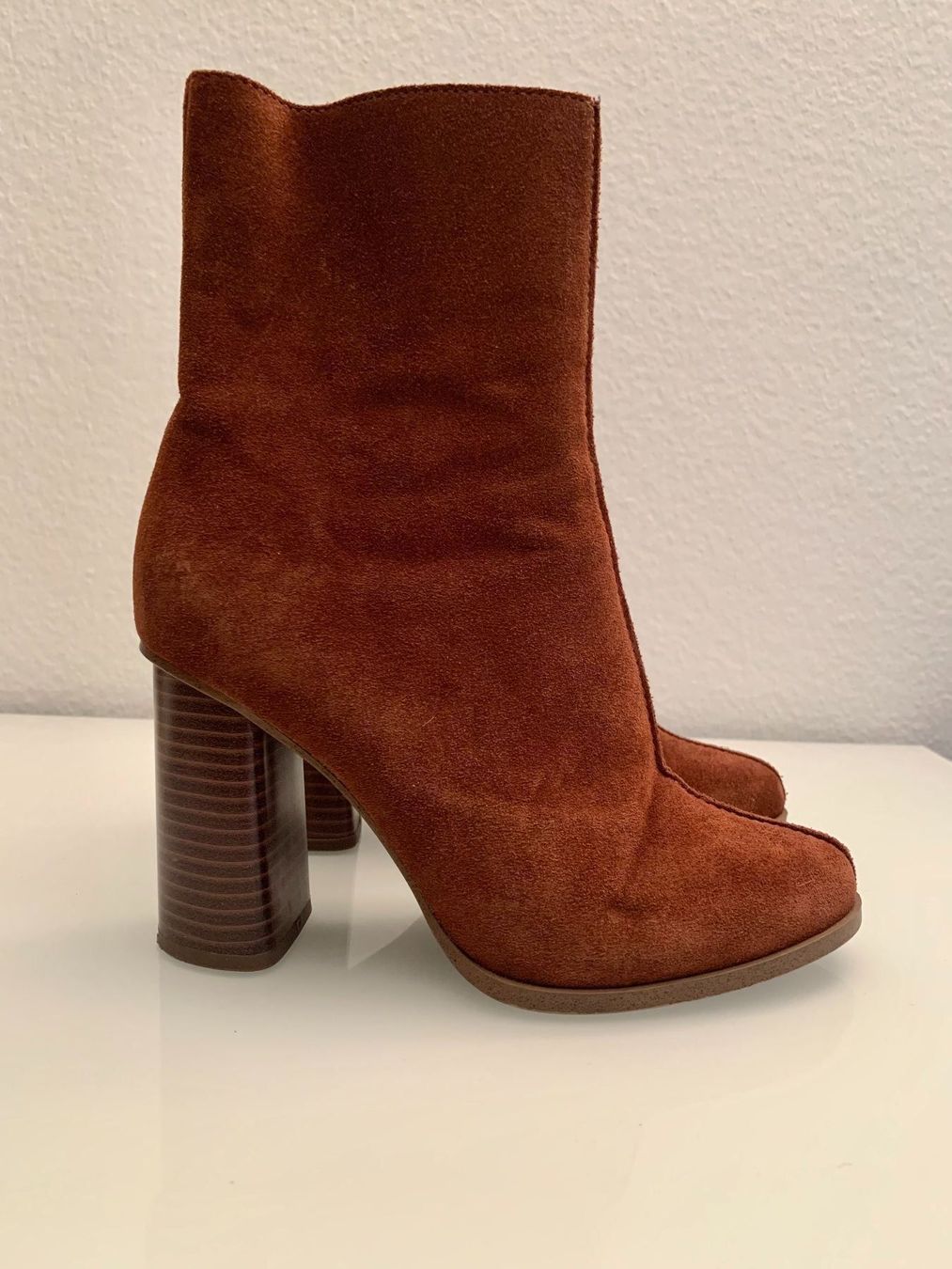 Mango Damenschuhe: Stiefeletten in Wildlederoptik von Mango – Gebraucht aus Bern von Fraeuleinhonig 3