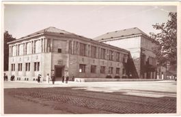 ZÜRICH ein Grosshaus mit Leuten ca. 1915 (ZH)