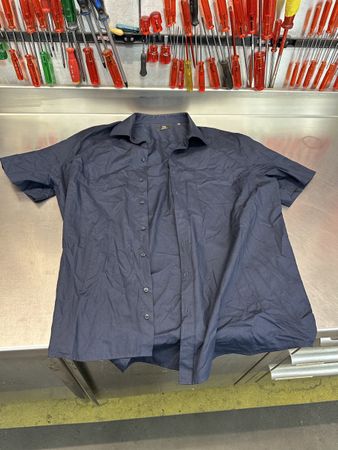 Kurzarm Hemd C&A Regular Fit dunkelblau