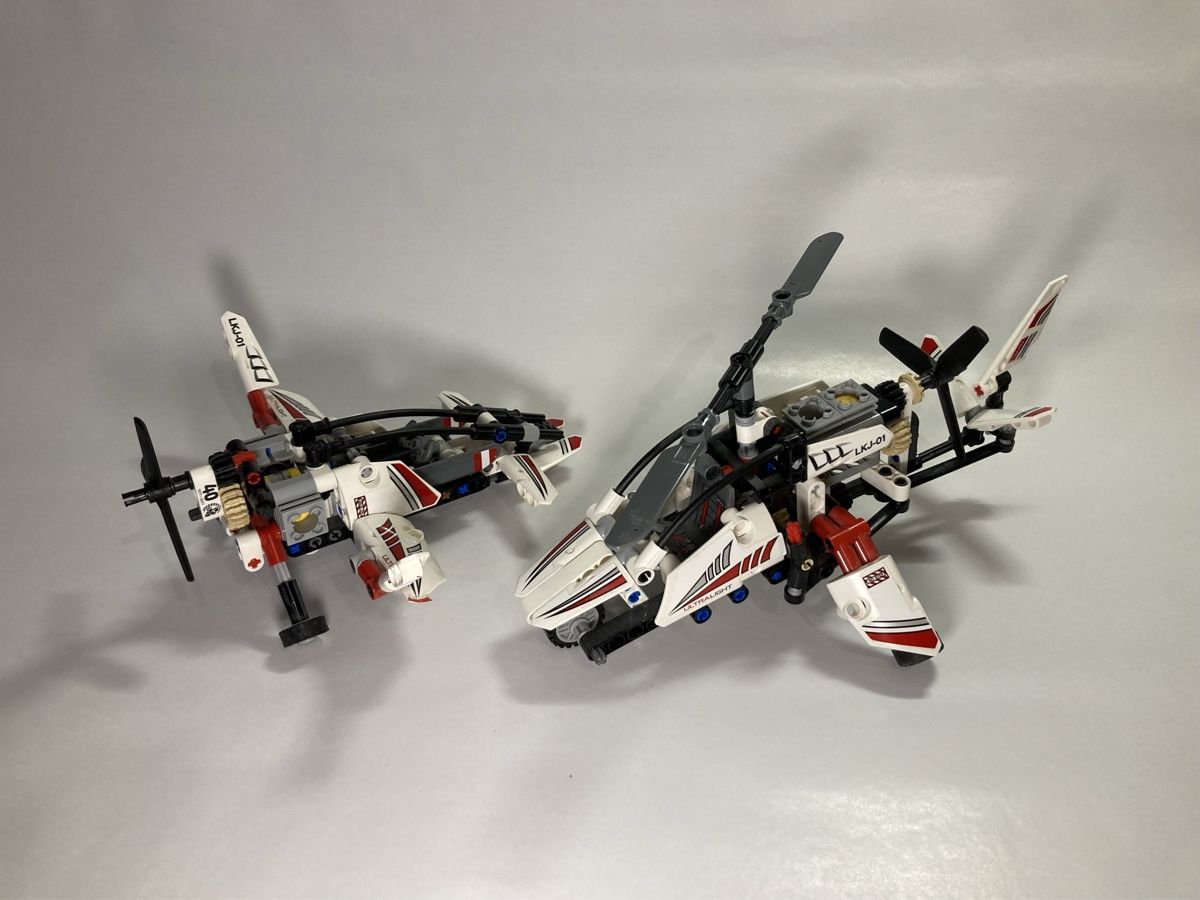 Technics Kit di costruzioni: Lego Technic 42057 Flugzeug Helikopter 2in1 – Usato da Niederweningen venduto da Peugette 2