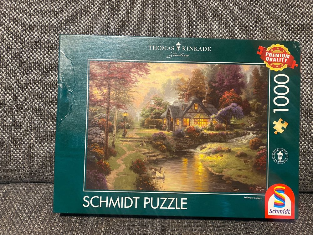 Puzzle Schmidt 1000 pièces train à vapeur Canton Vaud