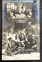 Landesturm Batl. Stockach - Neujahr Militär 1914 Armee