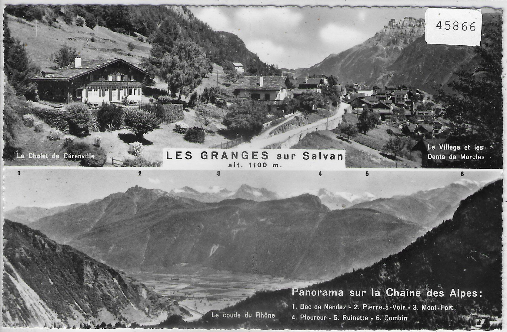 Ansichtskarten: Les Granges sur Salvan - Multiview – Gebraucht aus Ettingen von Kartenplanet