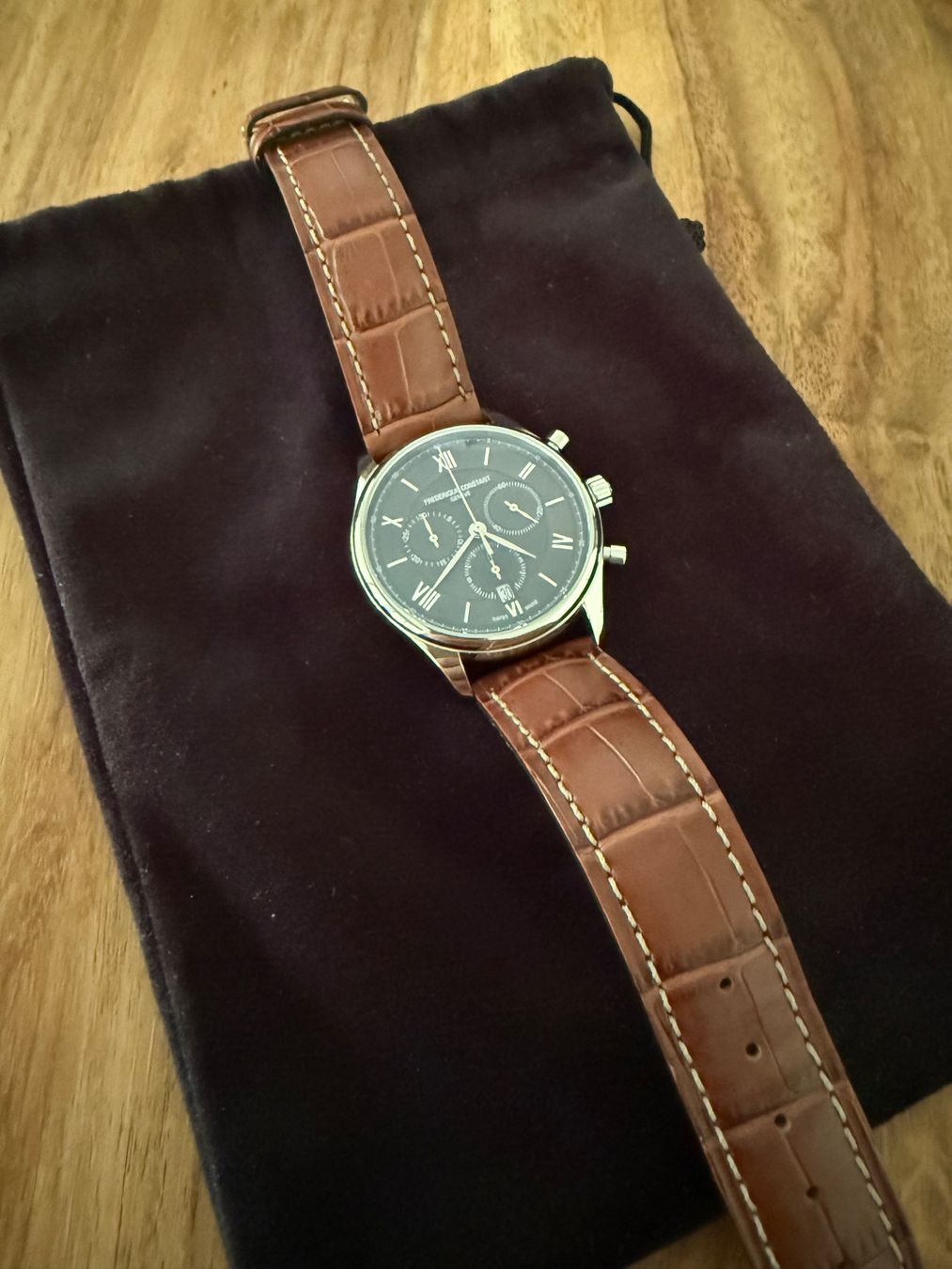 Frederique Constant Uhren: Frédérique Constant Geneve - Classics Chrono Black Dial – Gebraucht aus Schliern b. Köniz von 505SR2.0 3