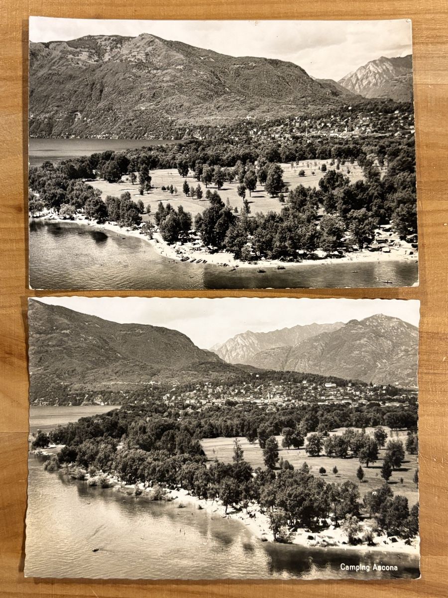 Cartoline postali: AK von Camping Ascona – Usato da Rümlang venduto da Brieftaube1