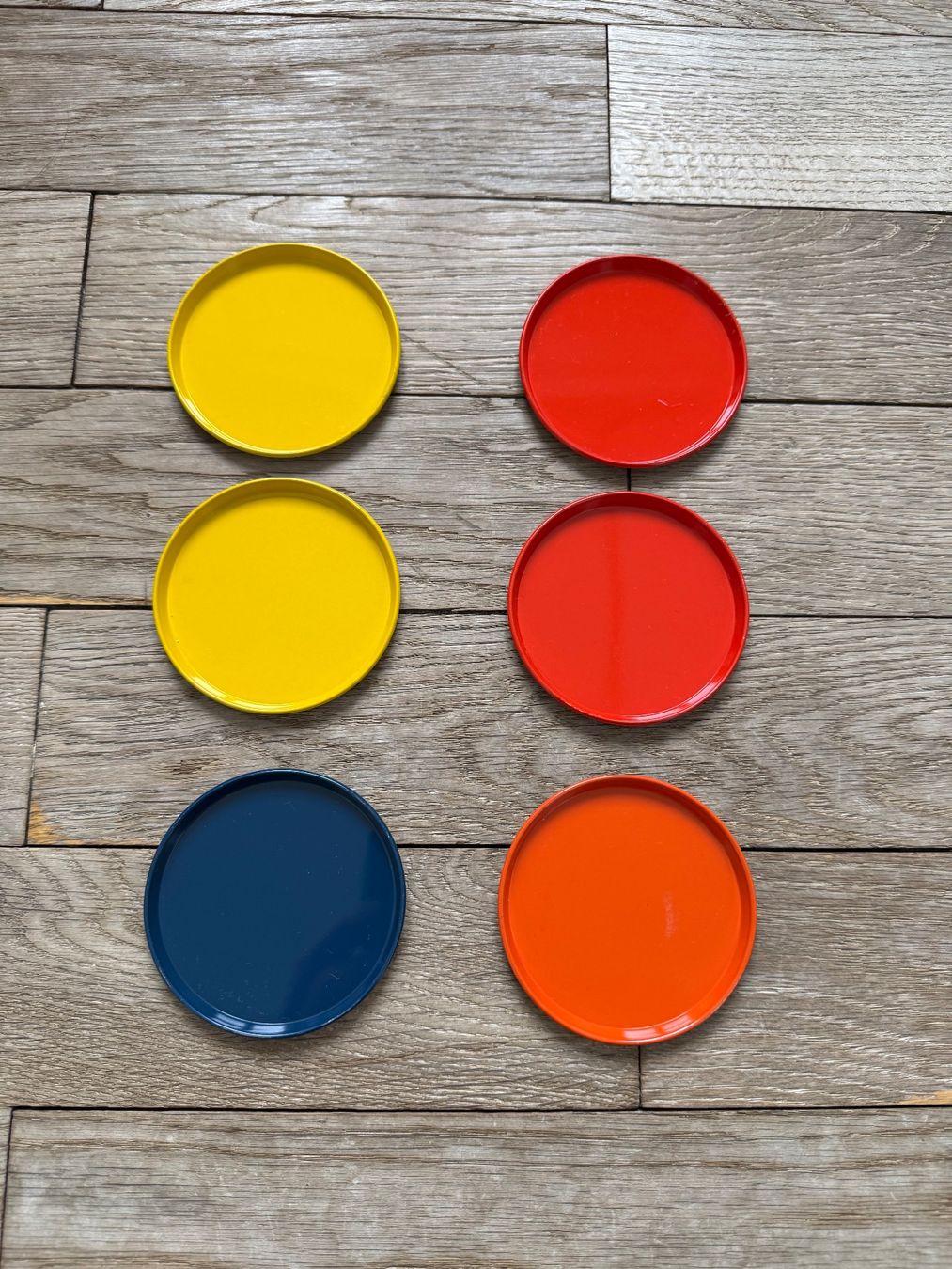 Sottobicchieri: Set Midcentury Metallcoaster / Untersetzer – Usato da Luzern venduto da Mamutpe