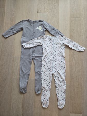 Name it, 2er Set Schlafanzug mit Fuss, Gr.98, gebraucht