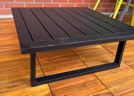 VIPLOUNGE - Loungetisch Flul Anthrazit 70x70cm