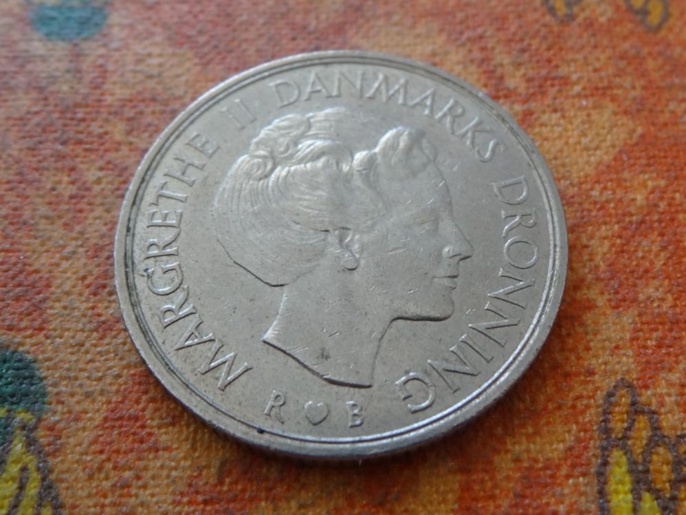Toutes les monnaies: DANEMARK  1  Krone  1989 – D'occasion à Romanel-sur-Lausanne par Swift13 1