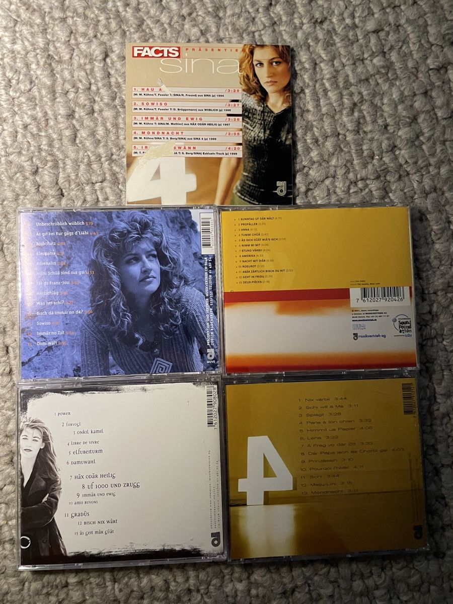 CDs: 5x Sina – Neuf (Voir description) à Reinach AG par trigger7811 1
