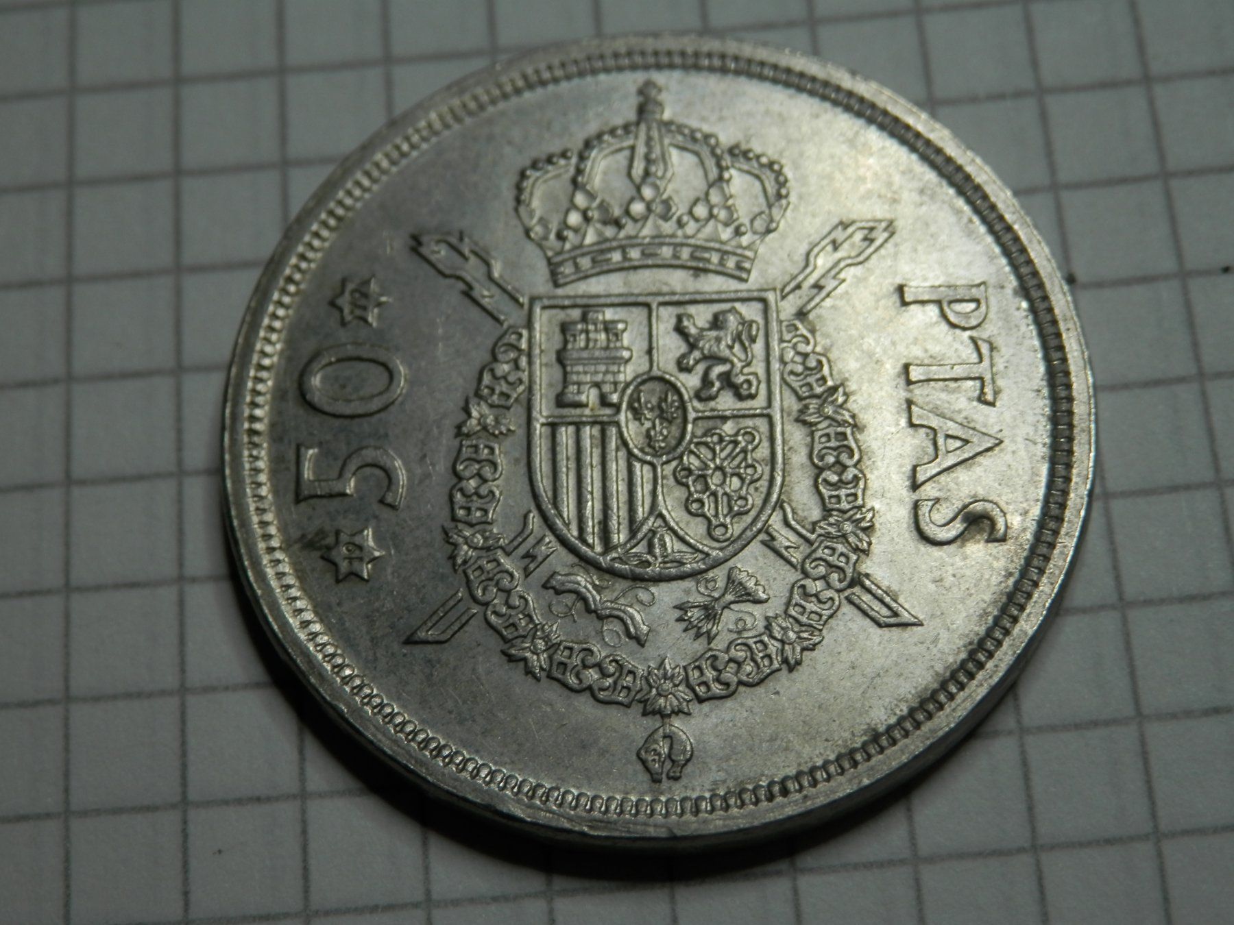 Tutti le monete: Spanien 50 Peseten, 1975 – Usato da Weiach venduto da weiach81 1