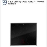 V-ZUG CookTop V4000 A604B 3114900000 Kochfeld 4 Kochzonen