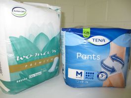 Tena Pants Grösse M und Forma-care Slipeinlagen, neu