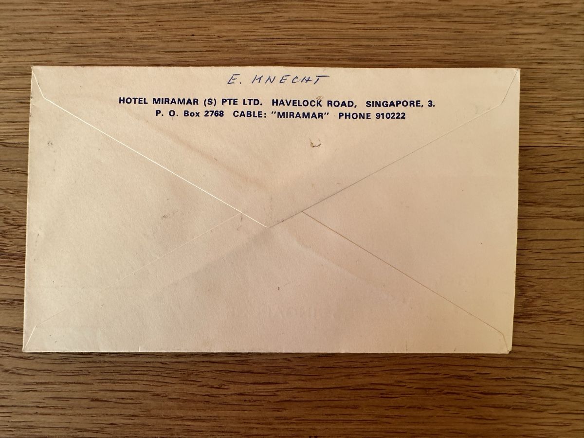 Tutti i francobolli: Singapore - schöner Brief 1973 – Usato da Schmitten / FR venduto da Samsara169 1