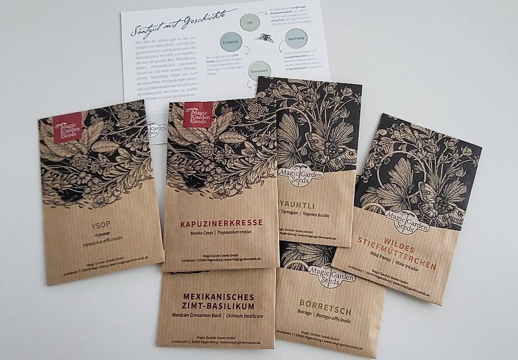Pflanzen & Samen: Essbare Blüten Samenset Nr. 12 – Neu und originalverpackt aus Duggingen von lot-of-fun 2