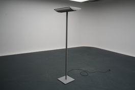 Stehlampe Grau Metall