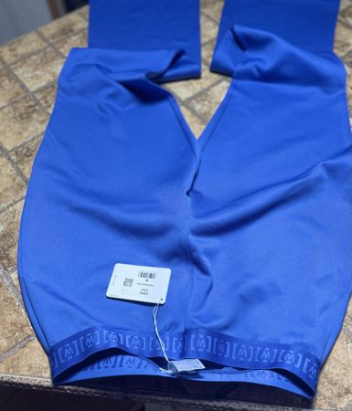 Wolford Pantaloni👌M/L-nuovo-blu elettrico👌per primavera
