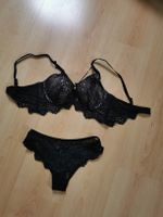 Schönes Dessous-Set, schwarz, Grösse 75/80 C/D