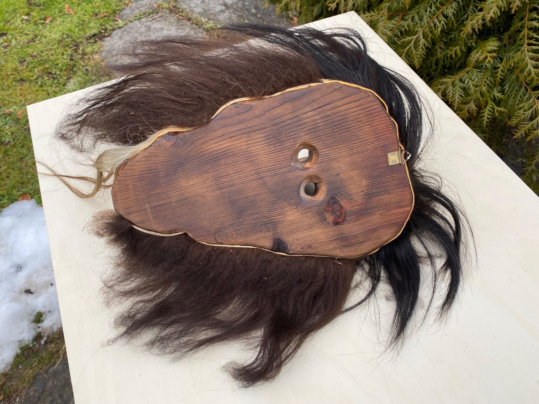 Altro in Antiquarato & Arte: sehr schöne alte Walliser Holzmaske – Usato da Feldbach venduto da Olive1 8