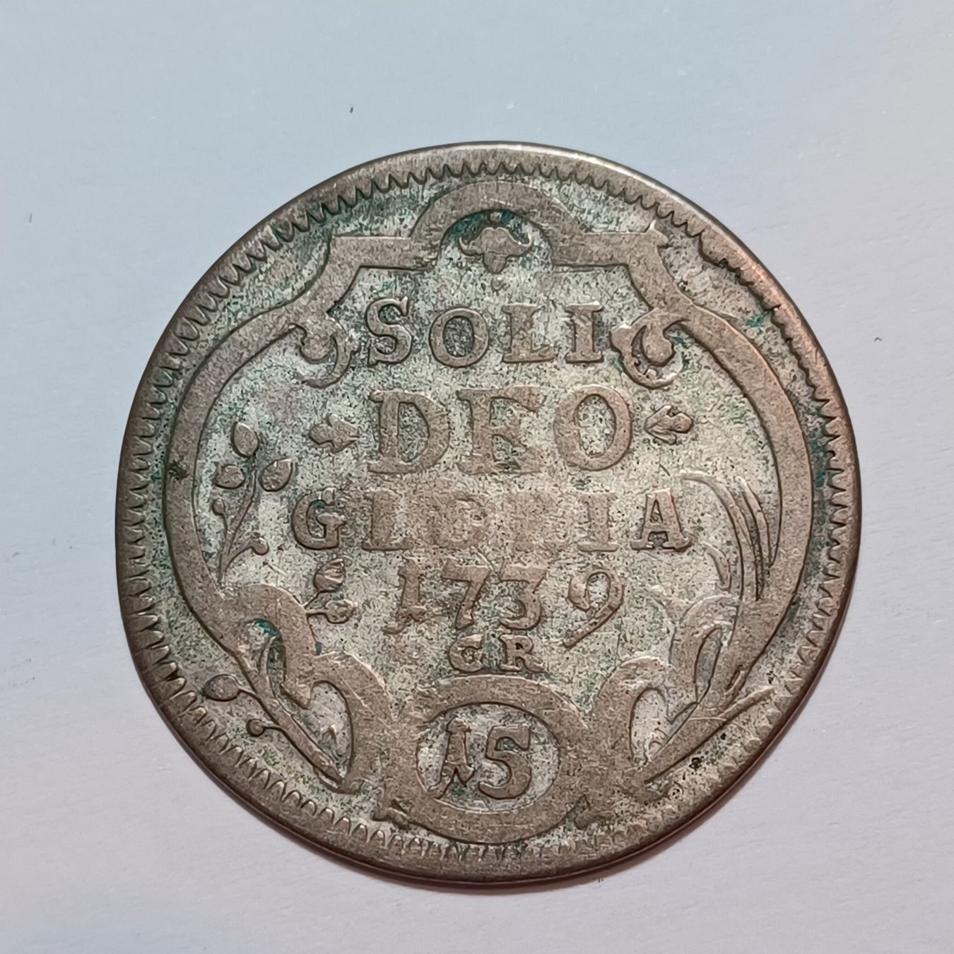 Tutti le monete: 15 Kreuzer 1739 St. Gallen – Usato da Pfäffikon ZH venduto da Schweizer_Muenzen