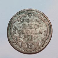 15 Kreuzer 1739 St. Gallen