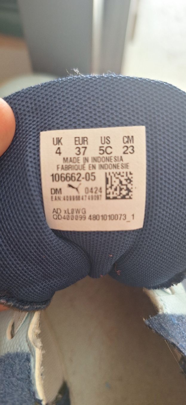 Puma Scarpe per ragazzi: Puma Gr.37 Hallenschuhe – Usato da Grabs venduto da tschanny 1
