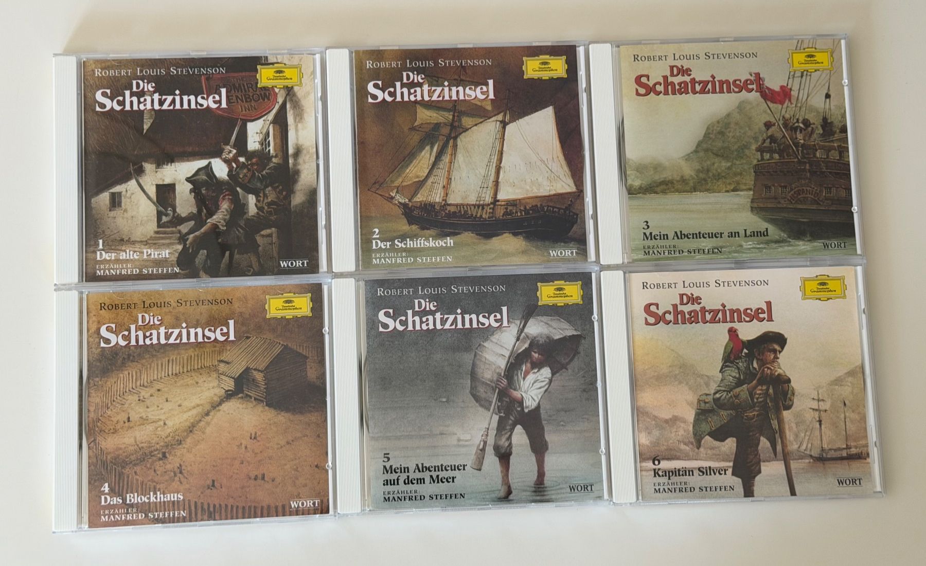 Hörbücher: Robert Louis Stevenson: Die Schatzinsel 6 Disc Set Schuber – Neu (gemäss Beschreibung) aus Altstätten SG von sheamus 4