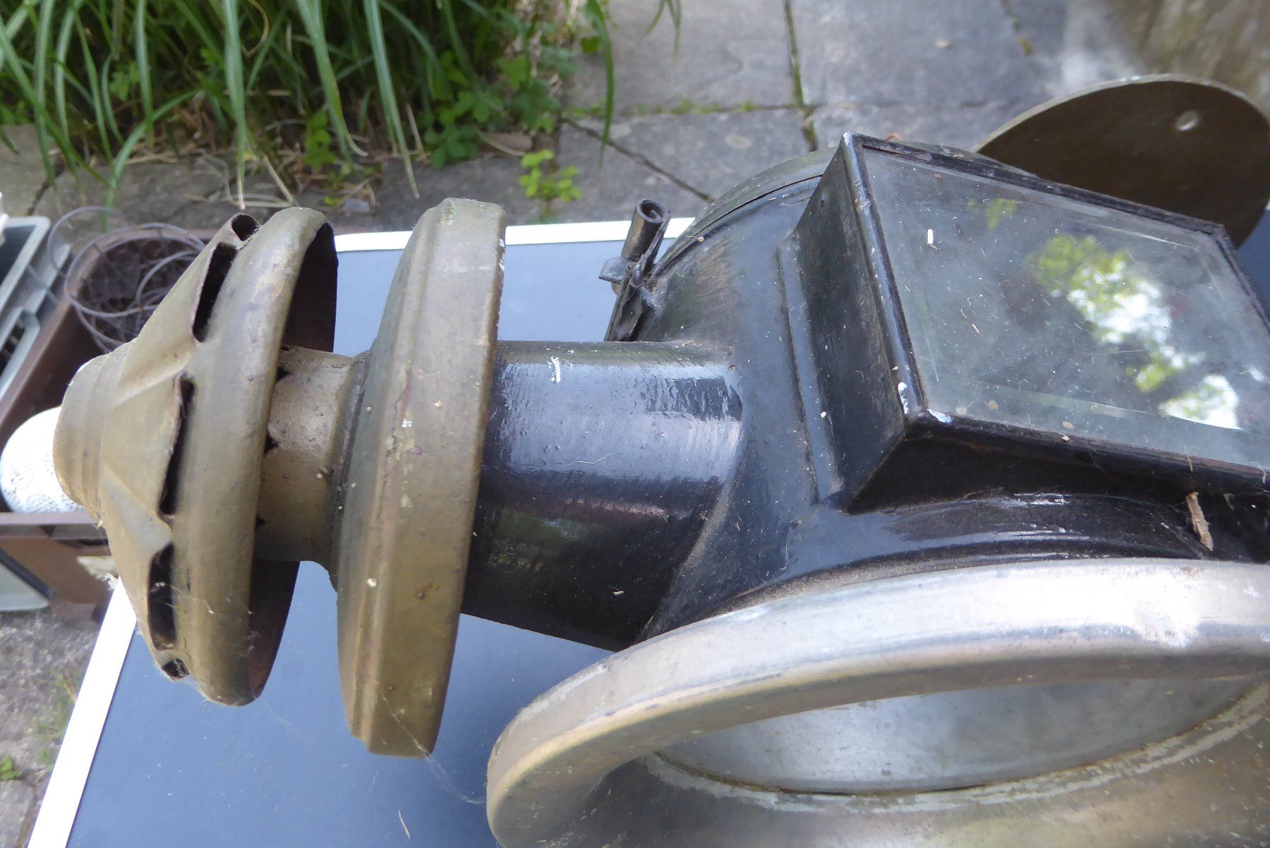 Lampade: Antike Wandlampe 40cm hoch elektrisch – Usato da Sargans venduto da Benziner 2