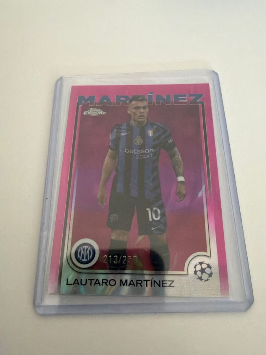Topps Carte collezionabili: Lautaro Martinez Topps Chrome 213/250 Inter – Nuovo (secondo la descrizione) da Zofingen venduto da Chimilane