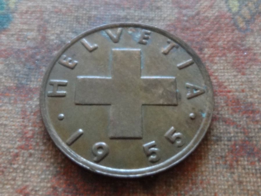 Tutti le monete: 2 Rp. 1955  (C) – Usato da Romanel-sur-Lausanne venduto da Swift13