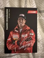 Ramon Zenhäusern Autogramm Karte Swiss Alpini Team guter Zus